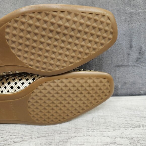 AEROSOLES Nagle Women 6.5 Metallic Woven Loafers Flat NIB - Picture 11 of 16